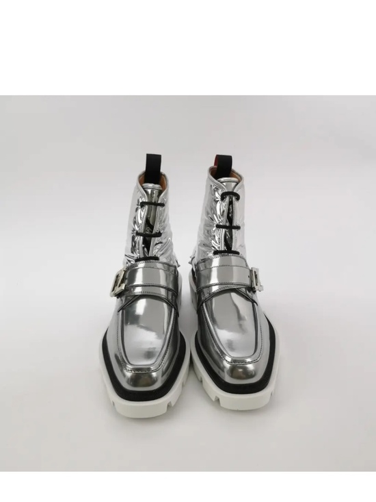 Silver men’s silver Christian Loubitton Boots